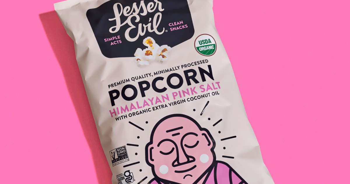Free Bag of LesserEvil Himalayan Pink Salt Popcorn at Target [After