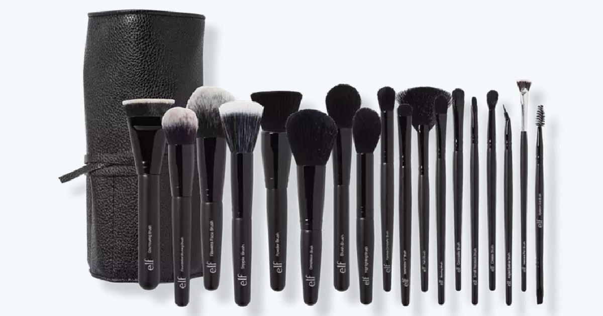 e.l.f. Cosmetics 19Piece Brush Collection Only 20 (70 Value) The