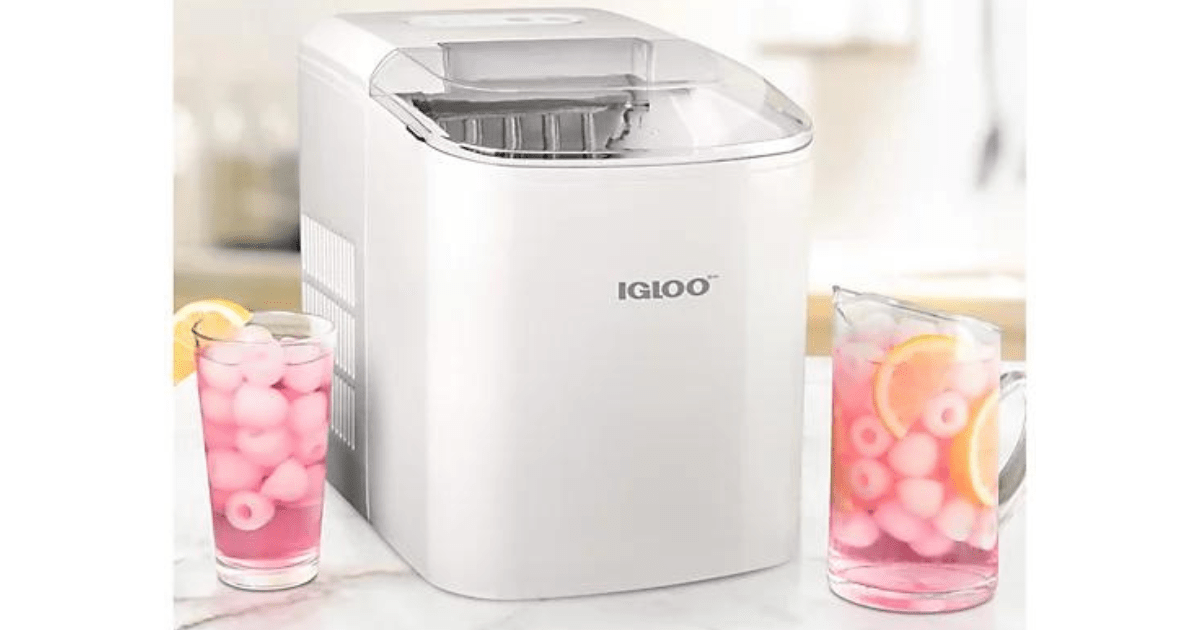 26Pound Igloo Ice Maker Only 59 The Freebie Guy® ️️️