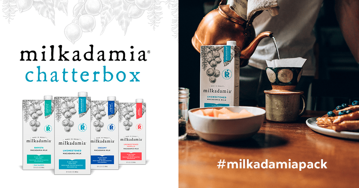 Apply to be a milkadamia Chatterbox with Ripple Street The Freebie