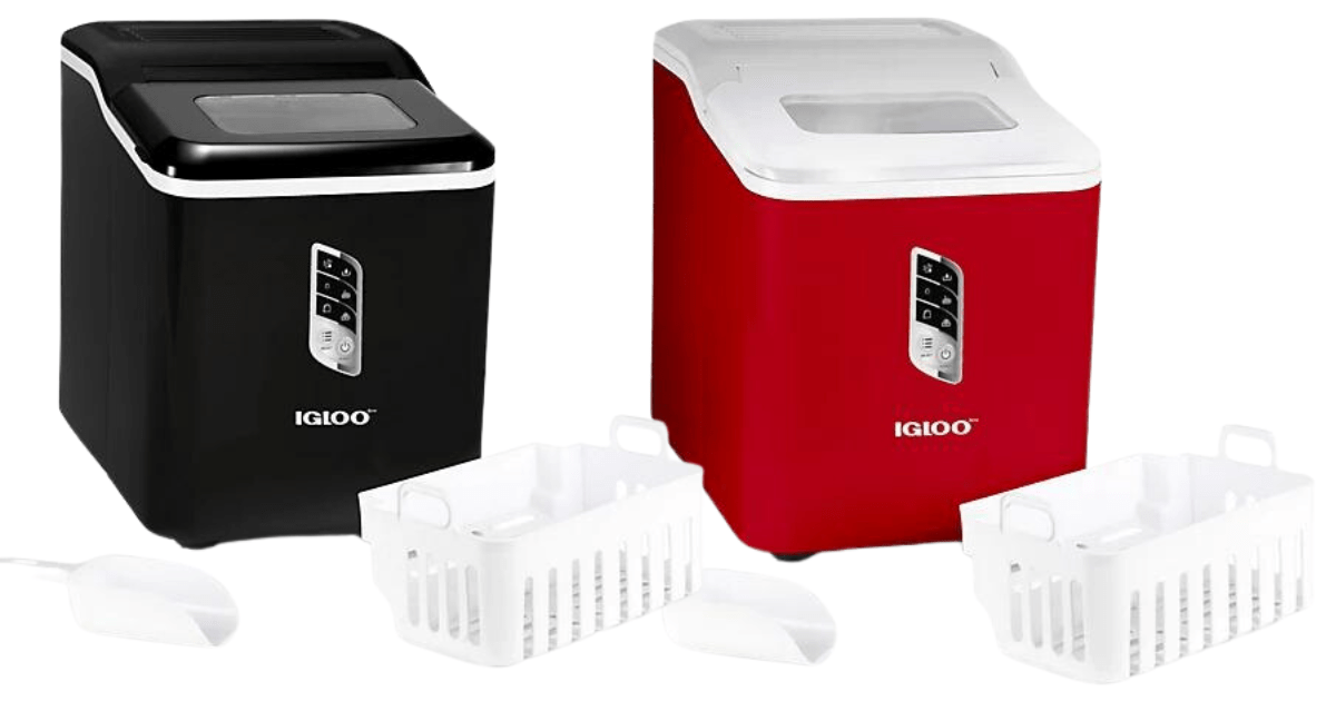 HOT DEAL!! 26-Pound Igloo Self Cleaning Ice Maker Only $59! - The