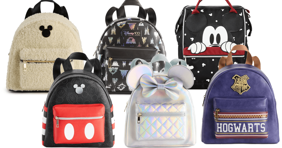 Kohl's Disney & Harry Potter Mini Backpacks and Bags from 21.60 (Reg