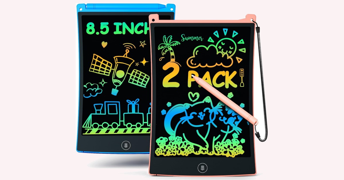 LCD Writing Tablet 2Pack Only 4.xx on Amazon (Reg. 16) The Freebie
