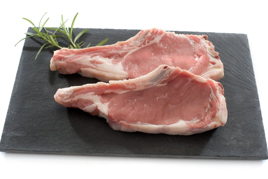 Holland milkfed Veal rack chop (360g (2 pcs pkt) / Côtelettes de Veau