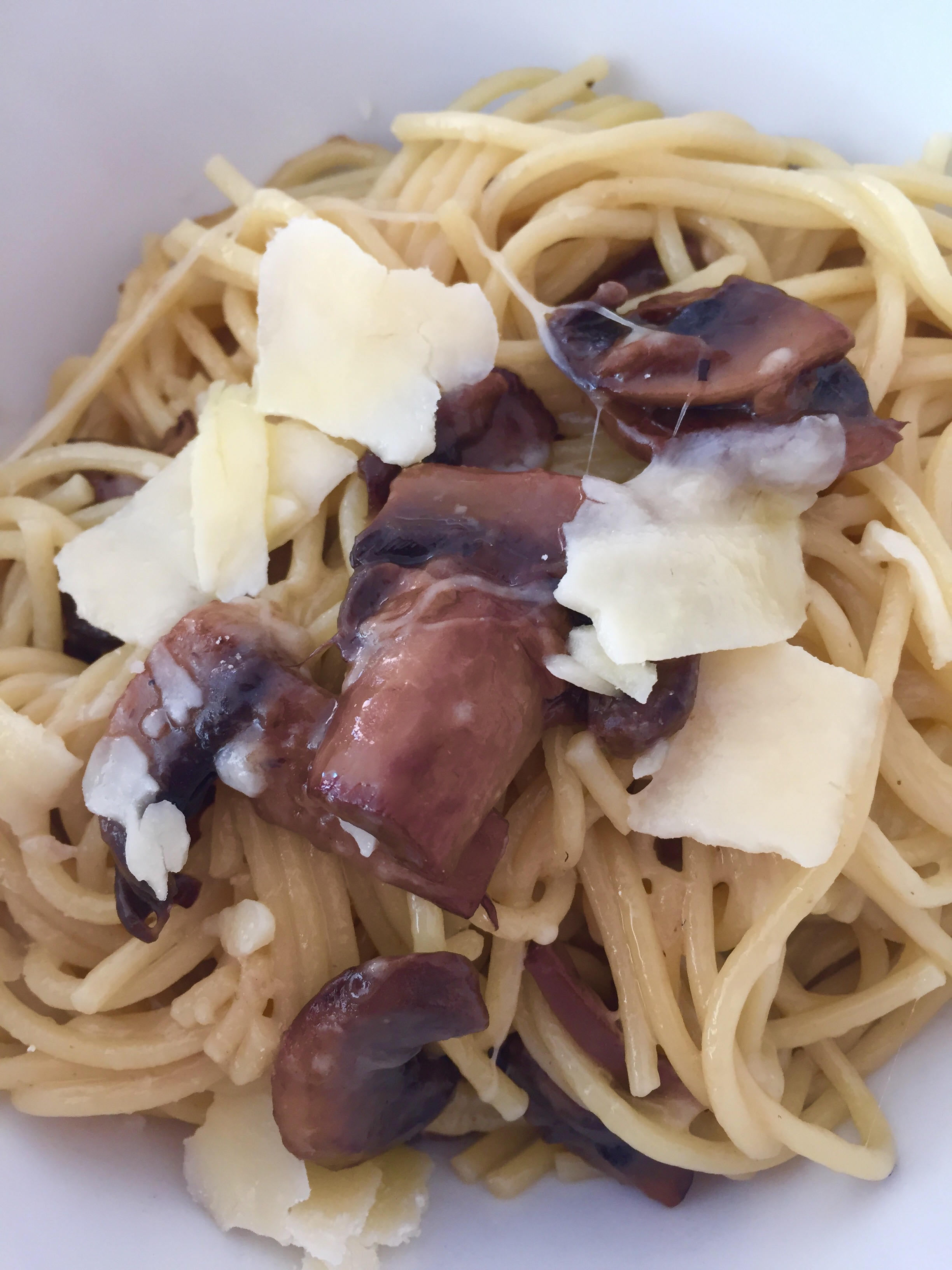 Mushroom Truffle Parmesan Pasta The Friendly Edit