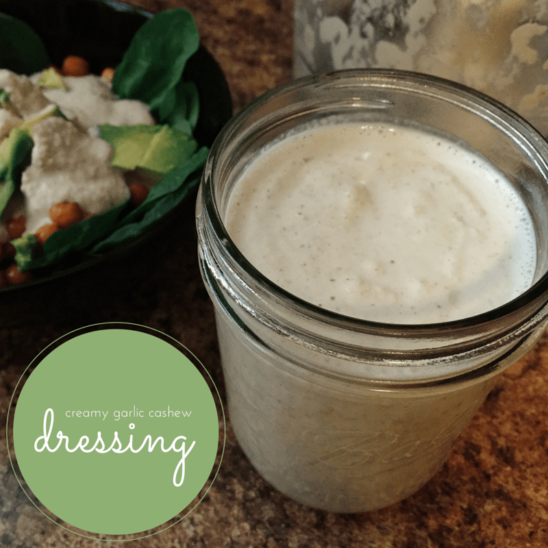 Vegan Creamy Garlic Cashew Dressing Recipe The Friendly Fig
