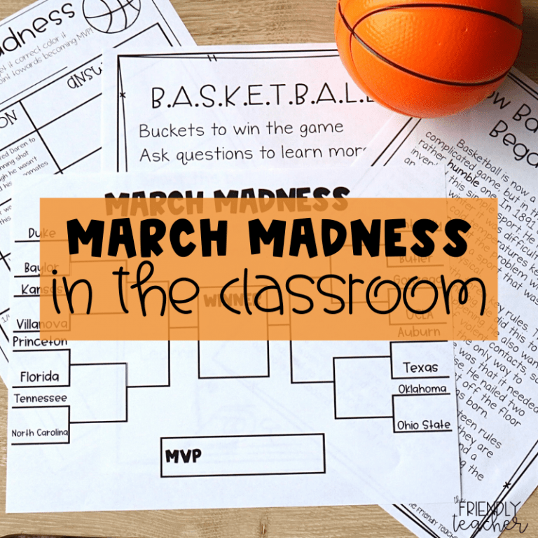 March Madness in the Classroom - The Friendly Teacher