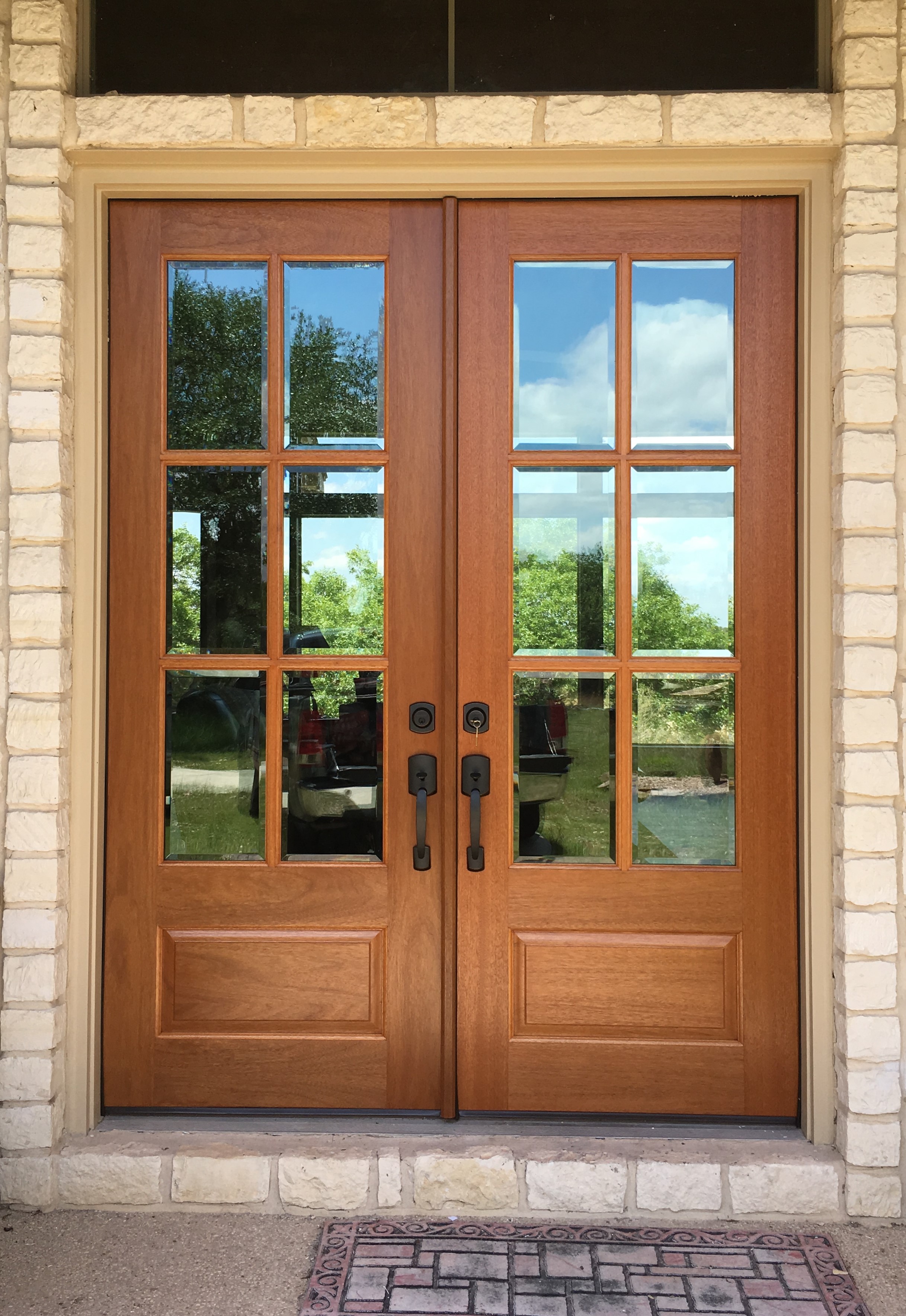 Divided Lite Wood Door Gallery The Front Door Company