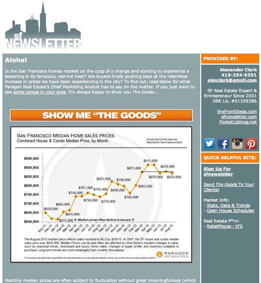San Francisco Home Price Plateau?, And Recent Sales In Your Area Via