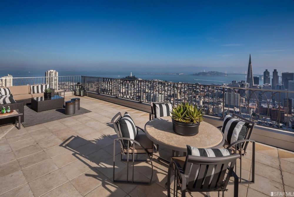 Historic Penthouse With One of the Largest Private Terraces in San Francisco 16,000,000 the