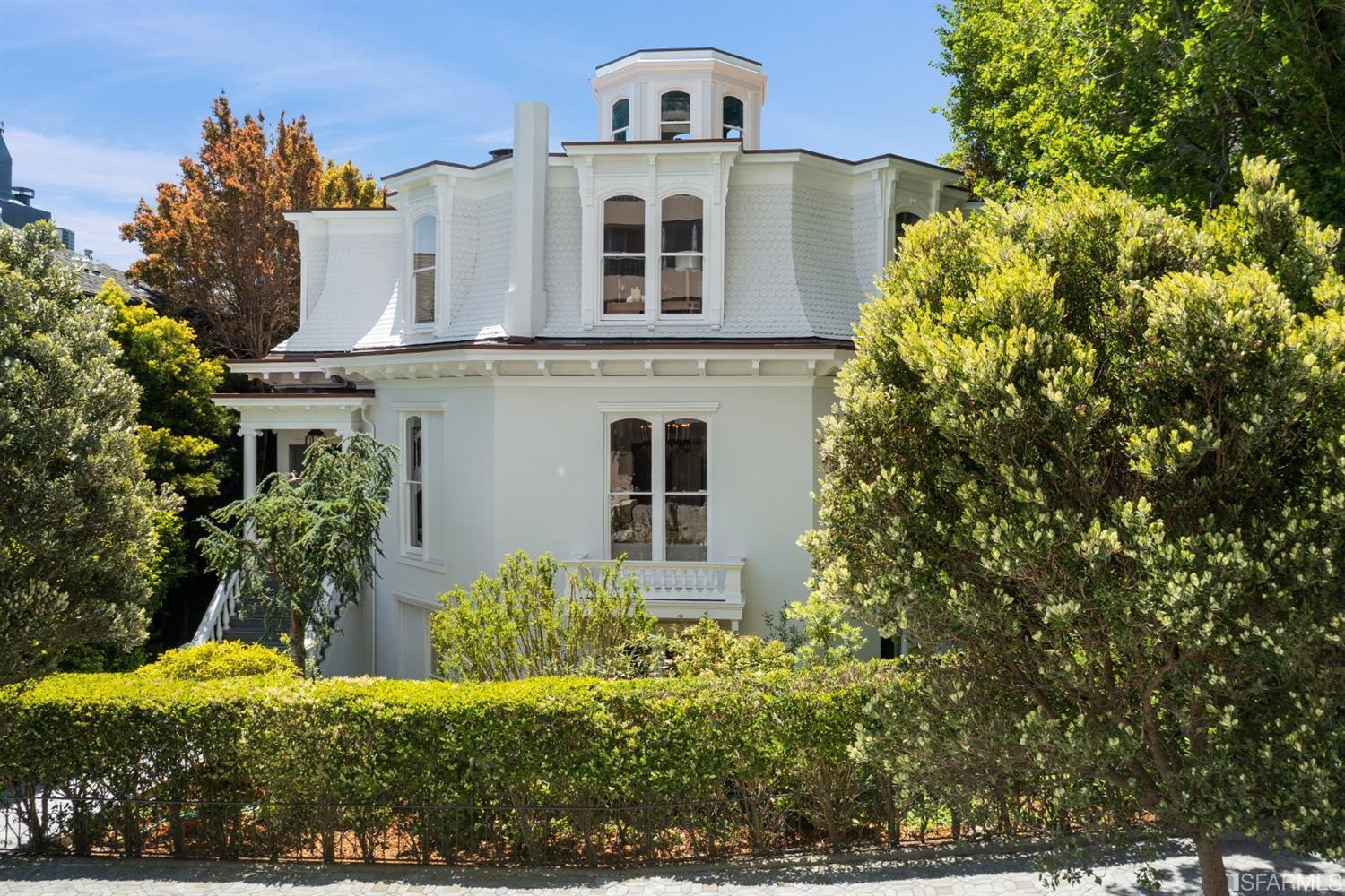 Historic EightSided Russian Hill Home Pares 1/4 Off Price the Front