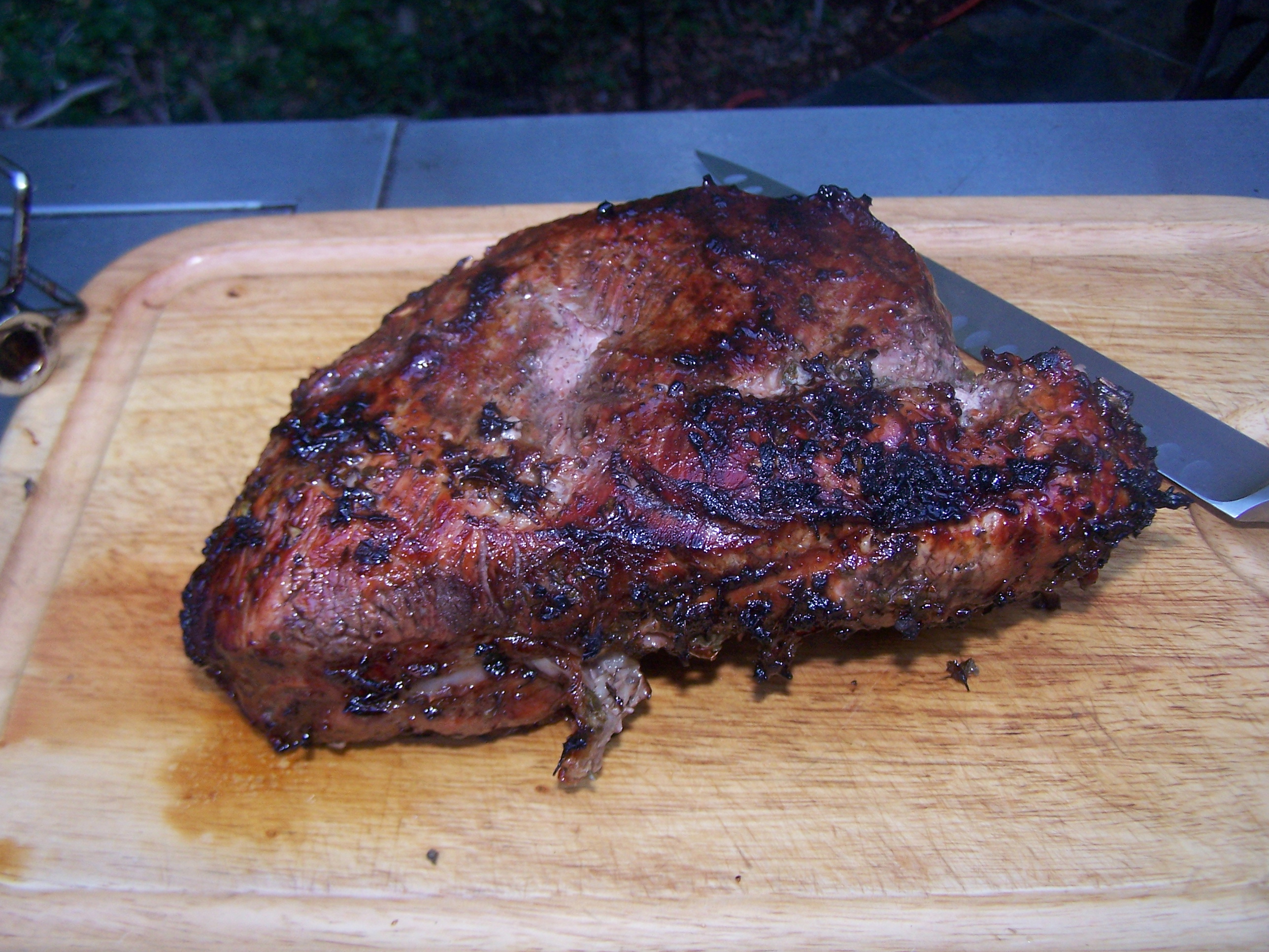 Marinated Rotisserie Grilled Tritip. The Frugal Chef