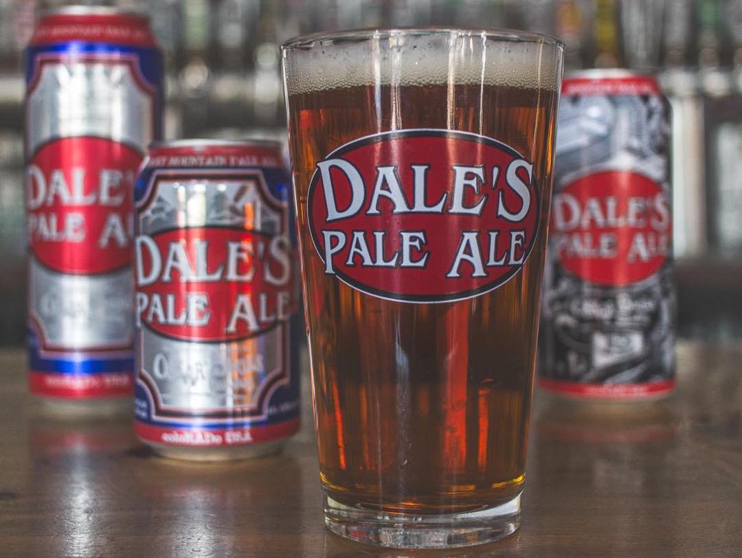 Favorite Flagships Oskar Blues Dale's Pale Ale •