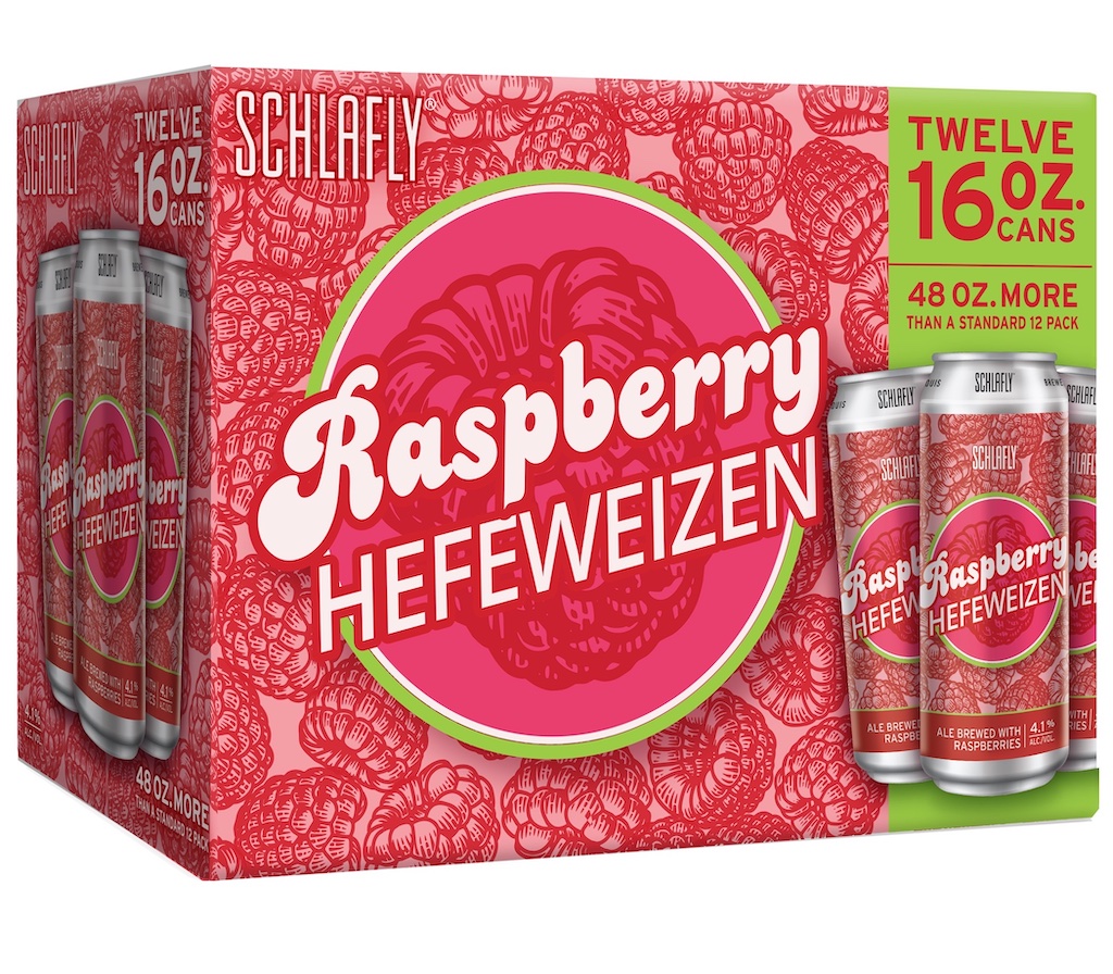 Schlafly Beer Raspberry Hefeweizen Returns •