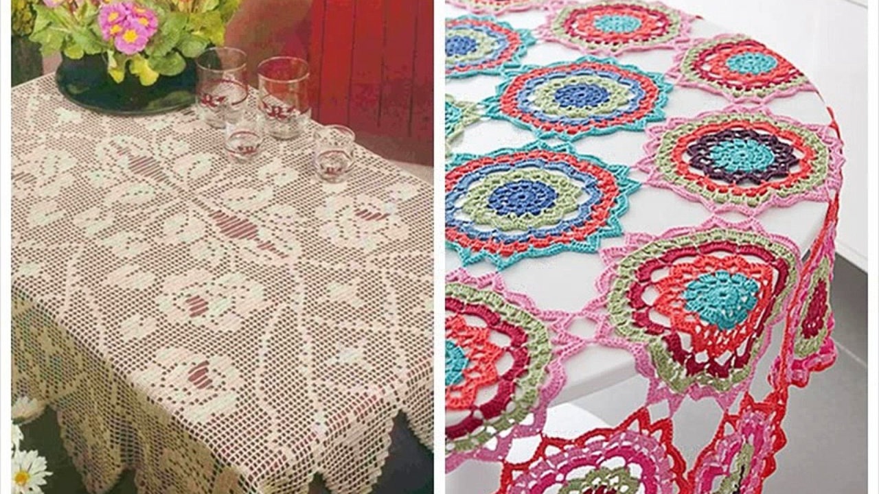 35 Crochet Lace Tablecloth Patterns The Funky Stitch