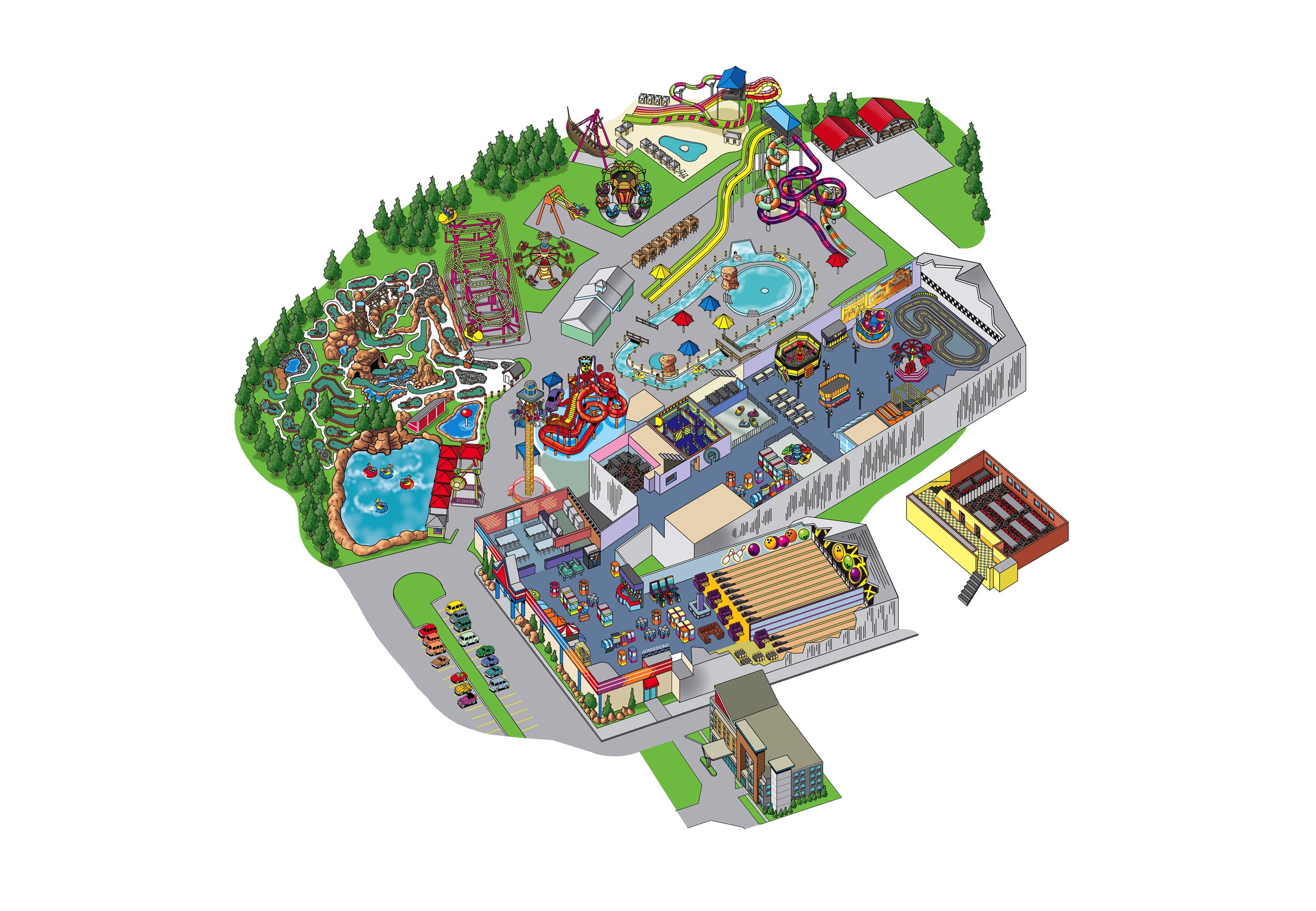 Park Map The Funplex Mount Laurel