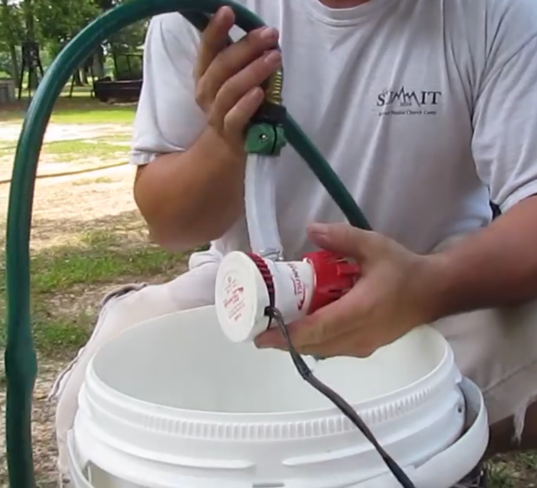 DIY Camping Shower Jeff Furr