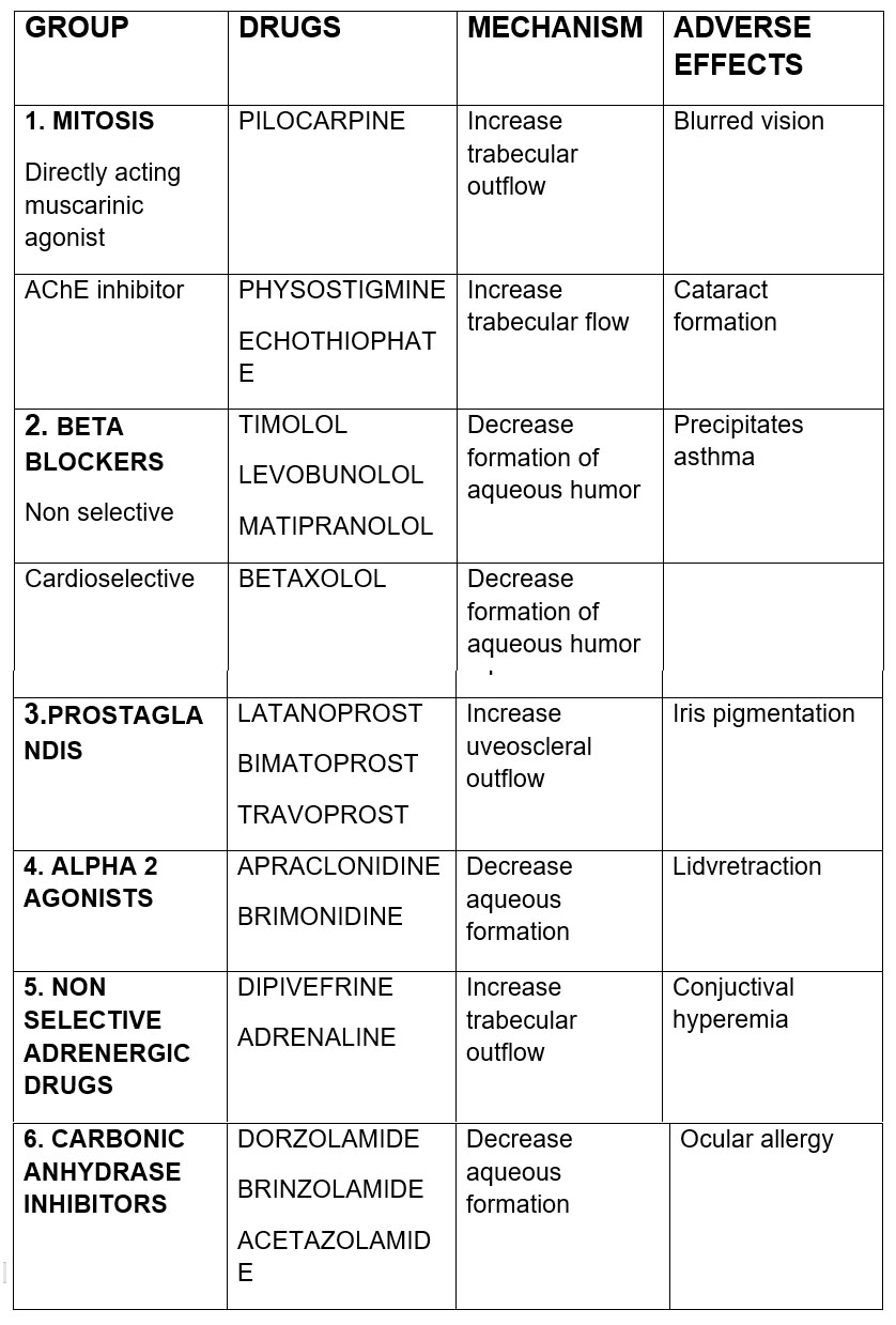 Drugs Used In Focus Dentistry