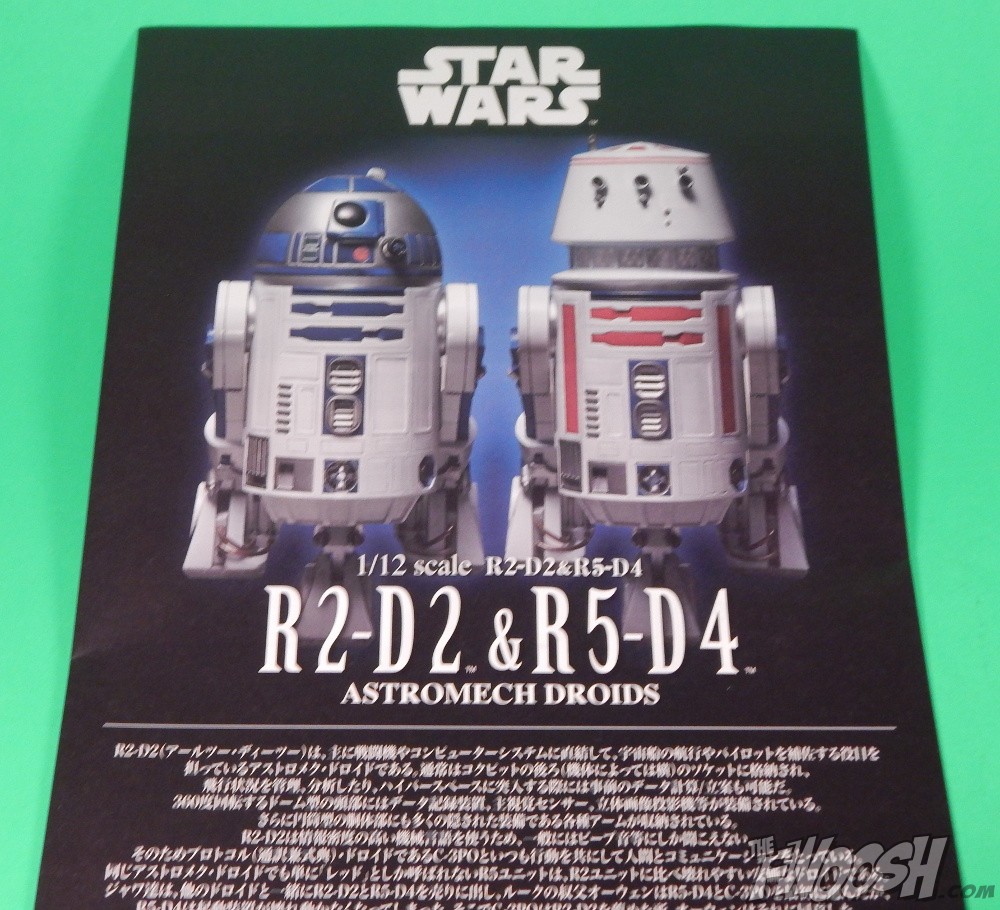 Bandai Star Wars R2D2 and R5D4 112 Scale Model Kit Review