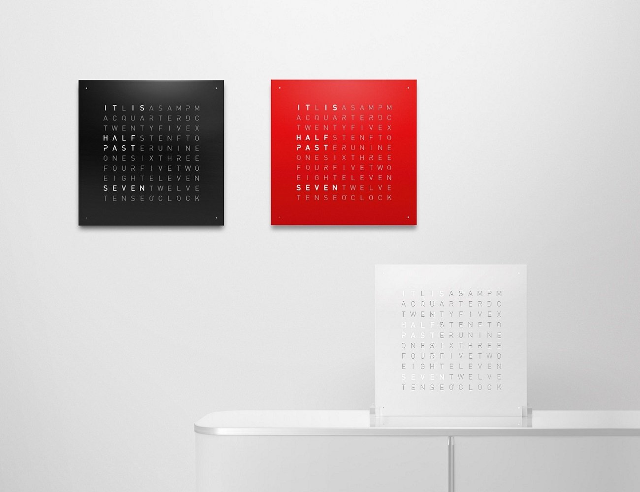 Qlock Two Wall Clock » Gadget Flow
