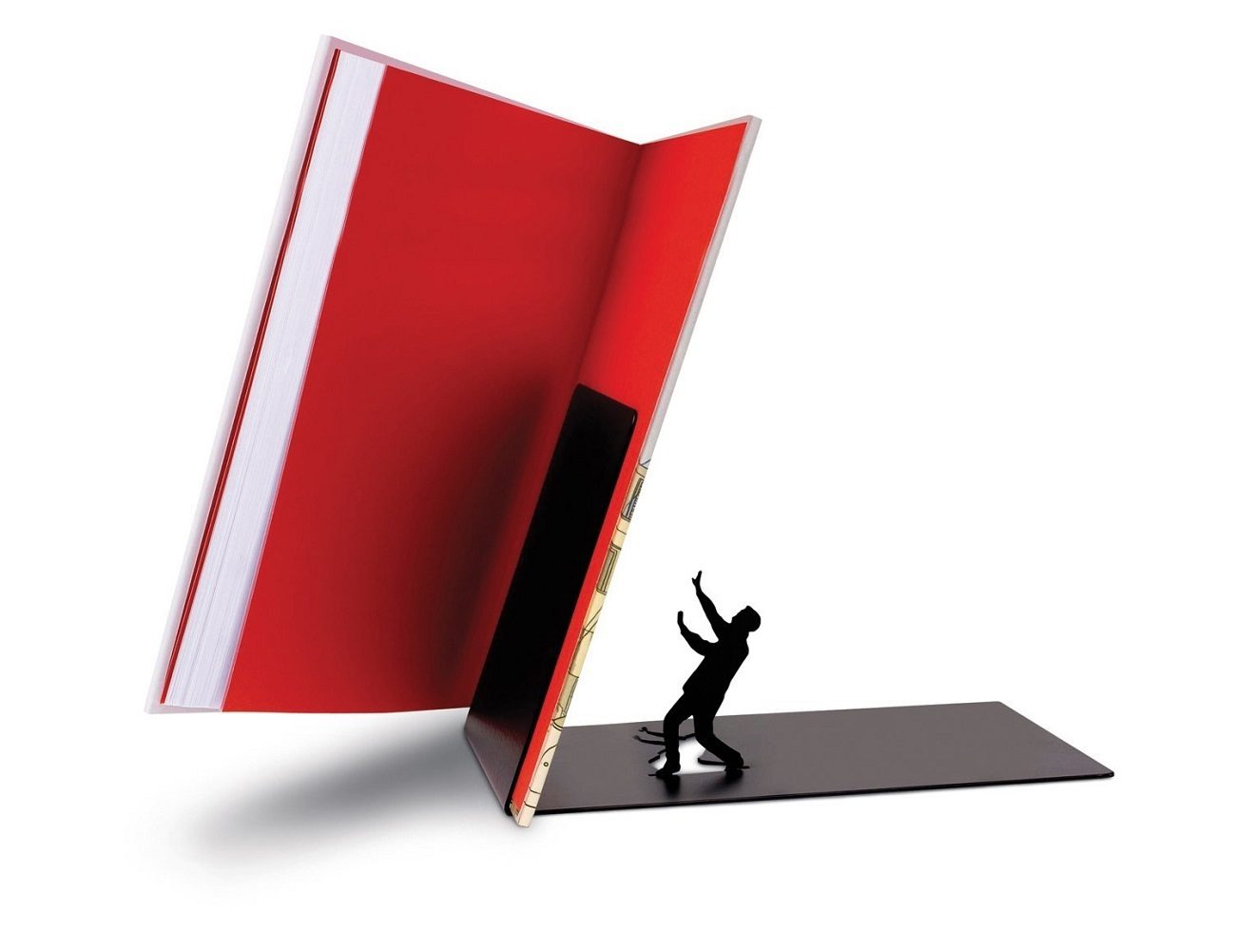 Falling Books Bookend » Gadget Flow