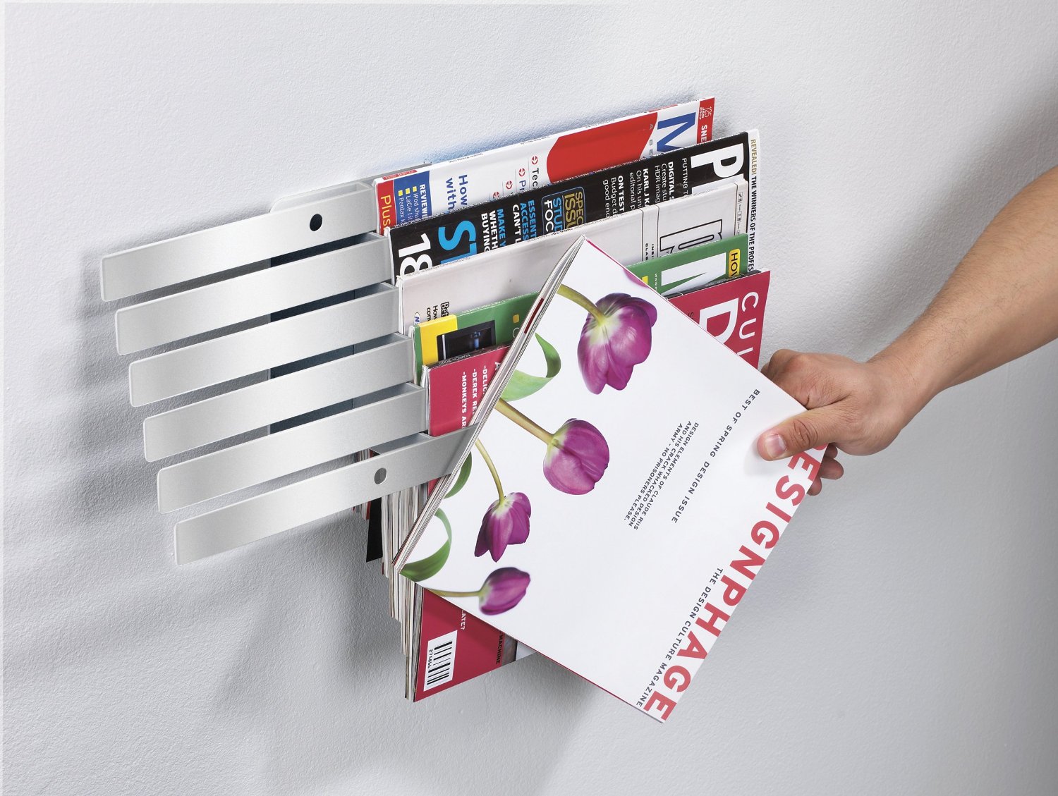 Illuzine WallMount Magazine Rack » Gadget Flow