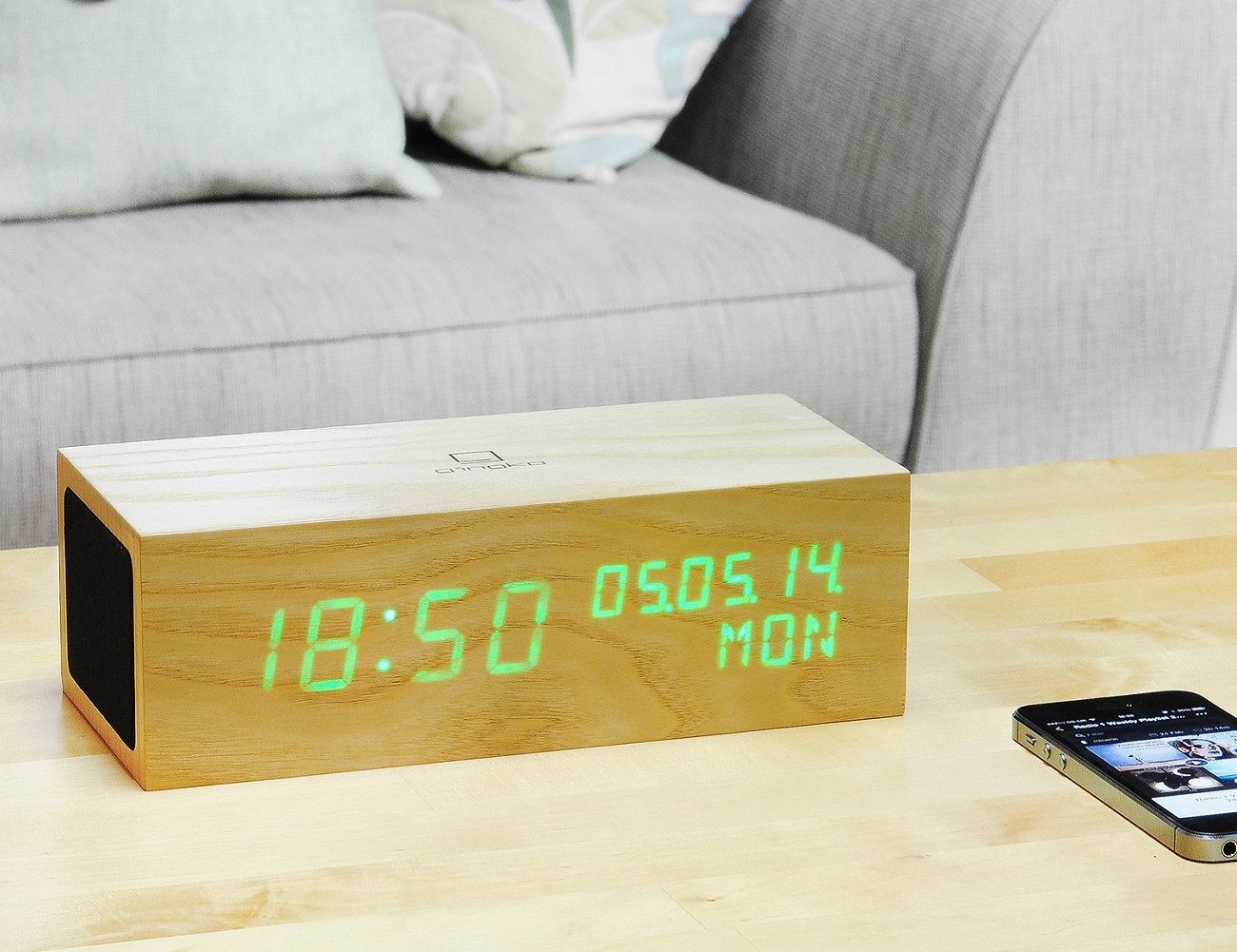 Gingko LED Music Click Clock » Gadget Flow
