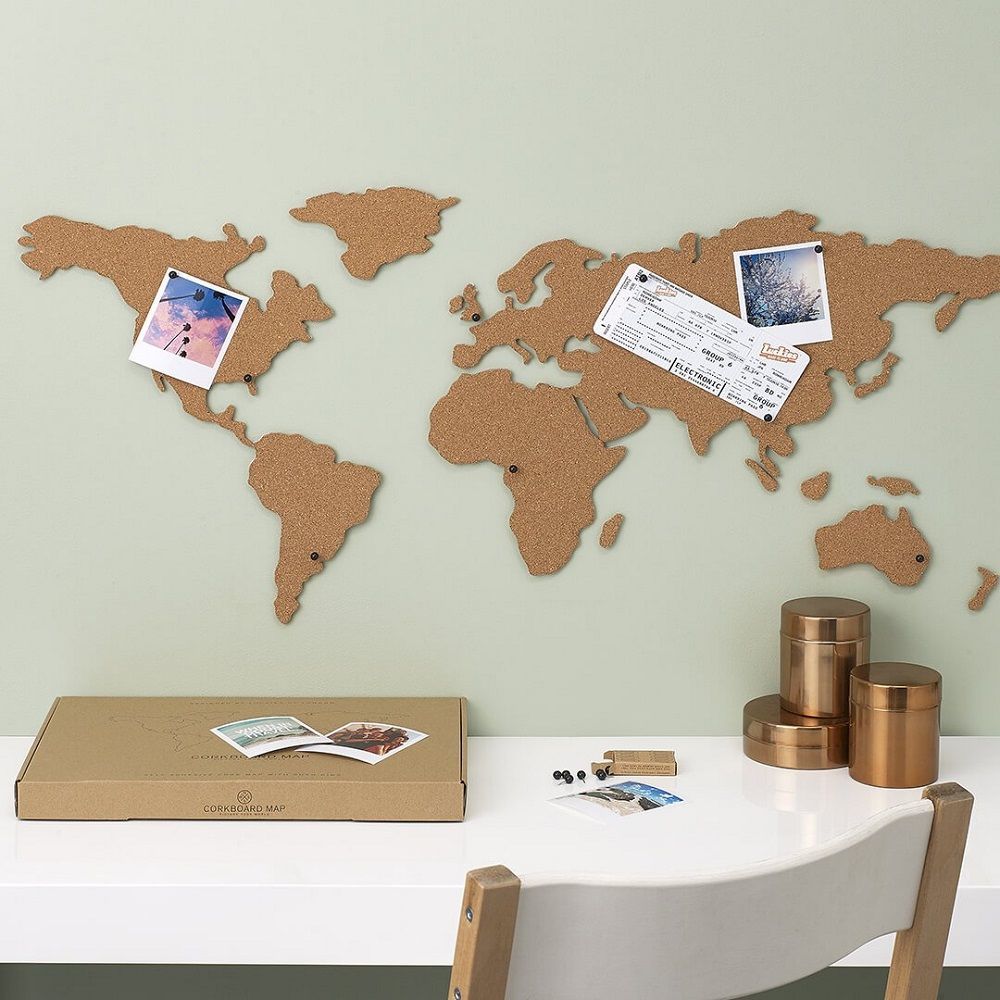 Cork Board Map » Gadget Flow