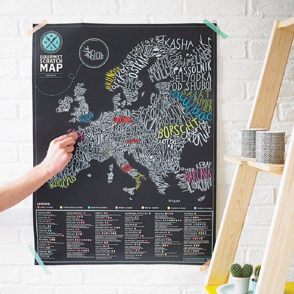 Gourmet Scratch Map » Gadget Flow