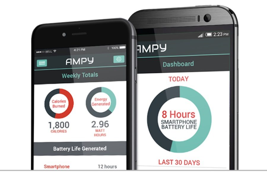 AMPY Portable Charger The More You Move, The More Power Goes Into Your