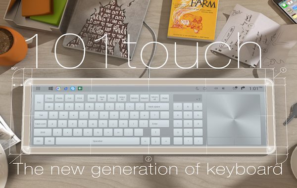 101touch: The Adaptive, Digital Keyboard For All Your Computer Needs