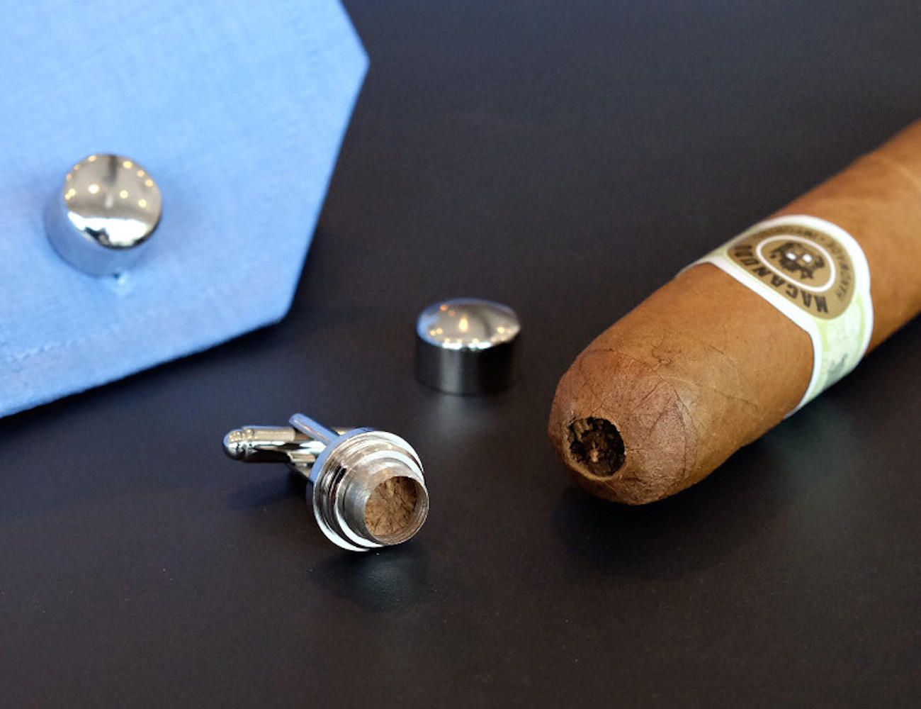 Cigar Punch Cufflinks » Gadget Flow