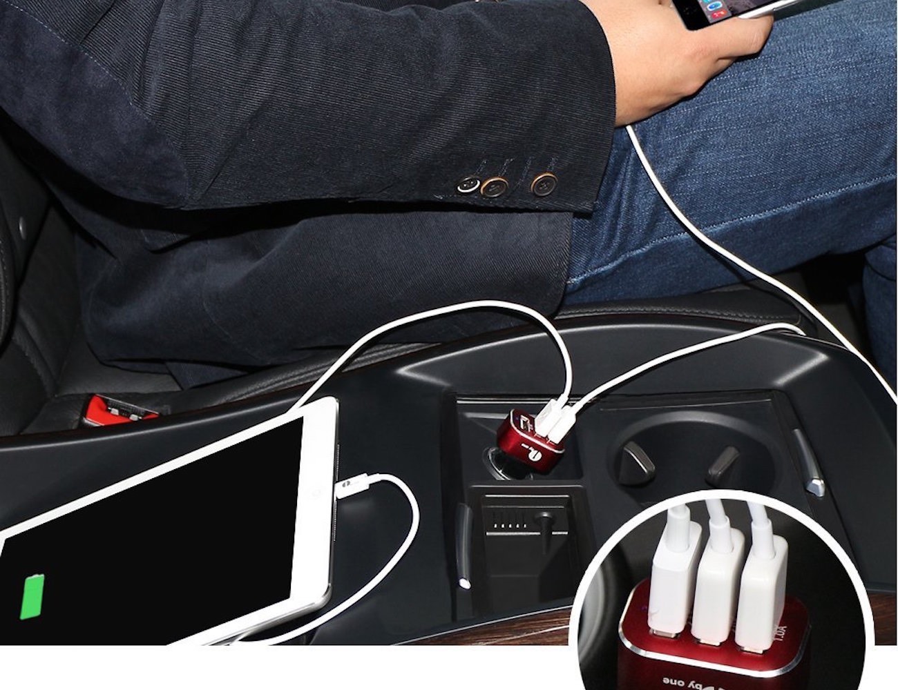 Triple USB Port Car Charger by 1byone » Gadget Flow