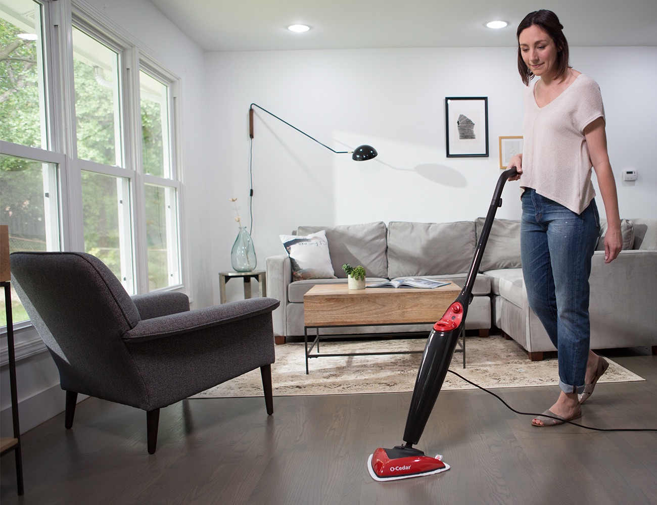 OCedar Microfiber Steam Mop » Gadget Flow