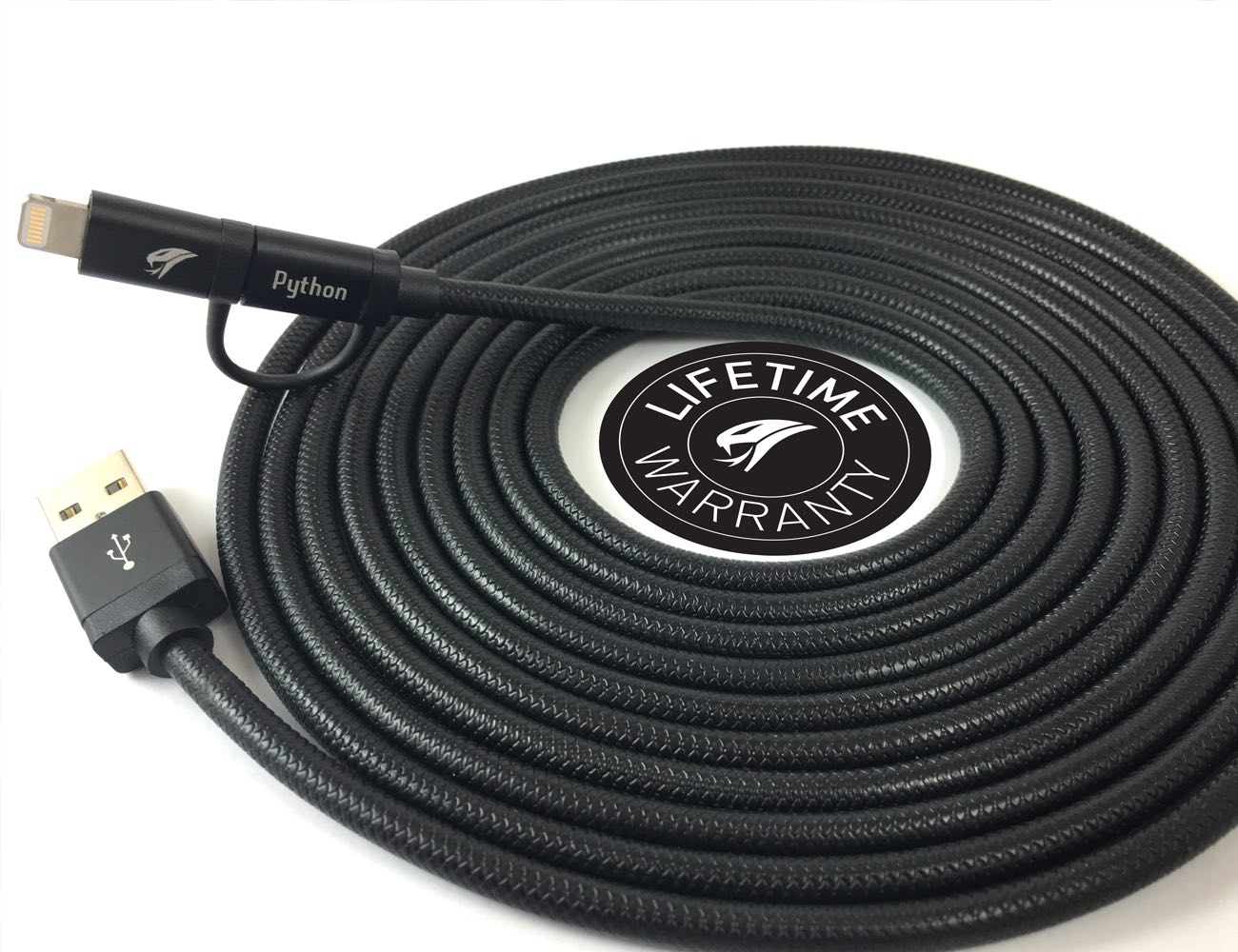 Python Kevlar Dual Charging Cable » Gadget Flow