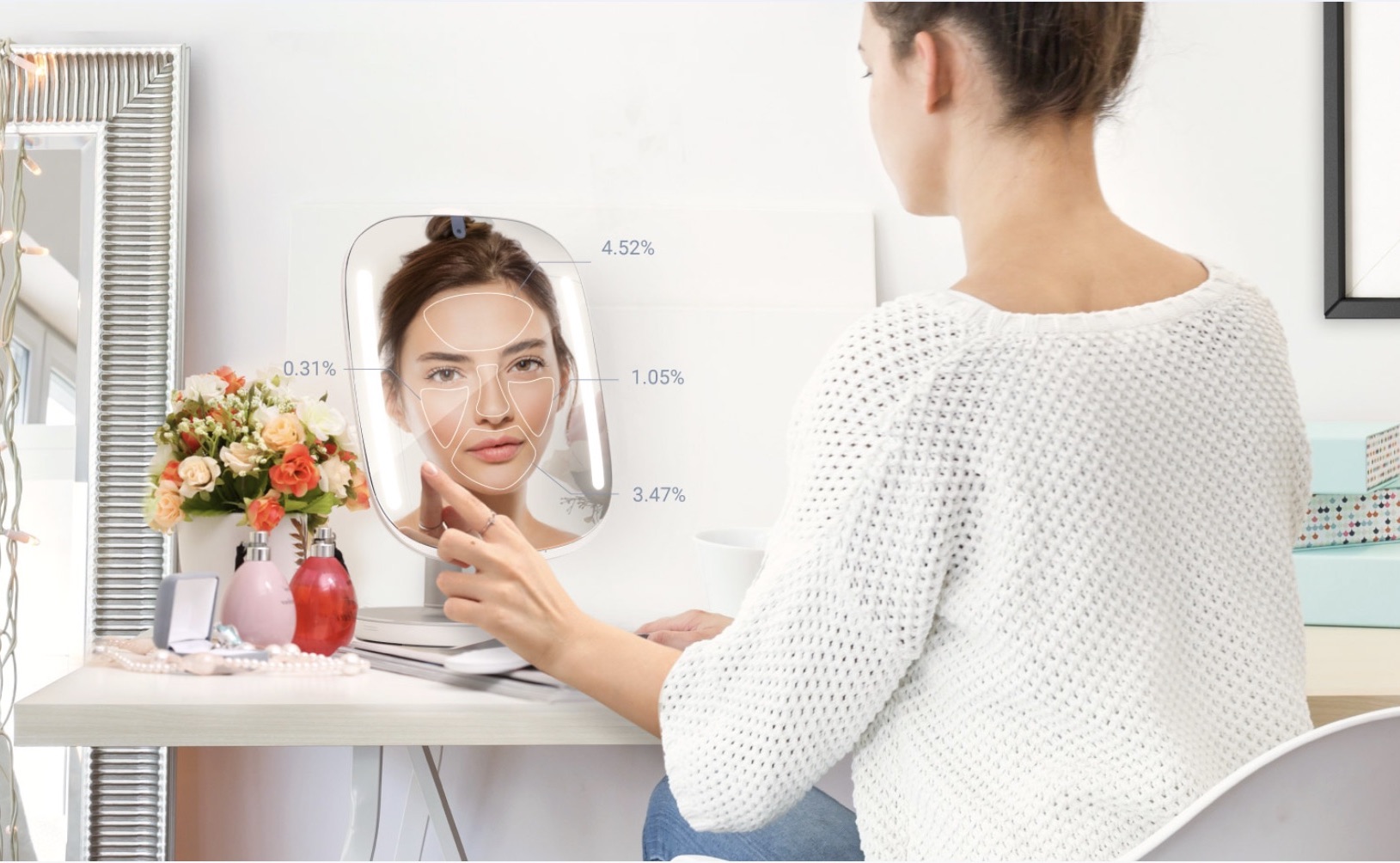 HiMirror Mini Smart Vanity Mirror » Gadget Flow
