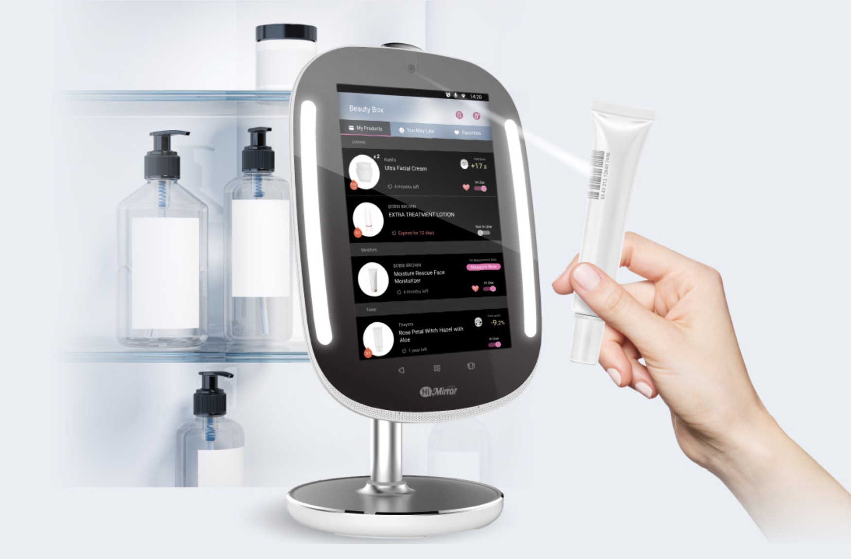 HiMirror Mini Smart Vanity Mirror » Gadget Flow