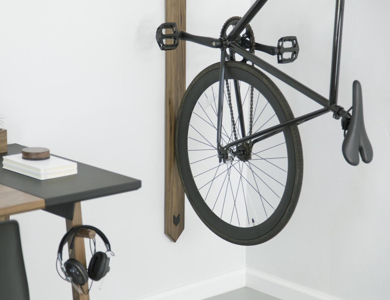 This Vertical Bike Storage Makes the Most of Your Space