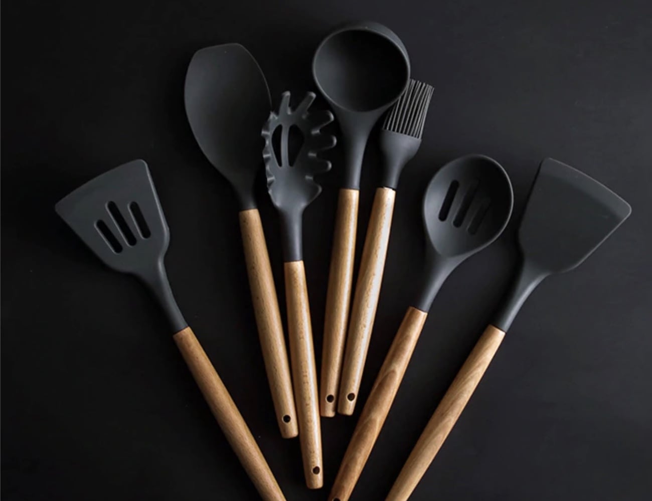 These stylish cooking utensils combine form and function