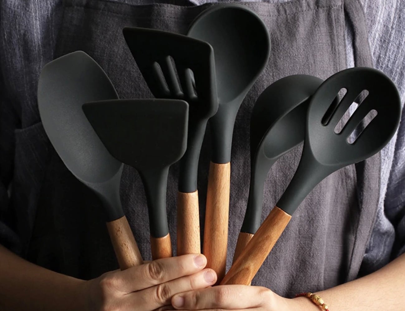 These stylish cooking utensils combine form and function