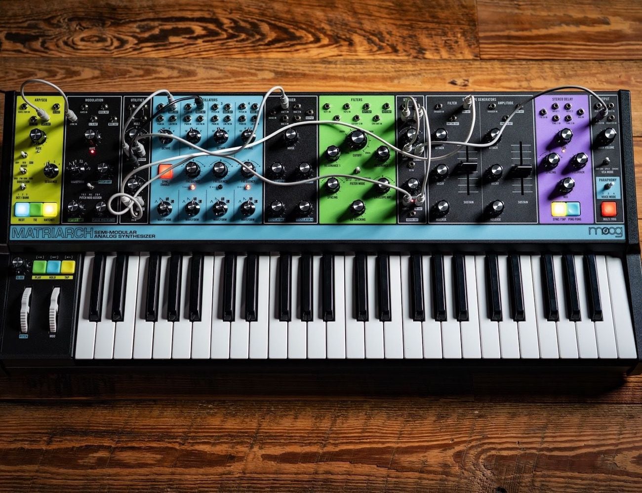 This semimodular analog synthesizer gives you infinite harmony options
