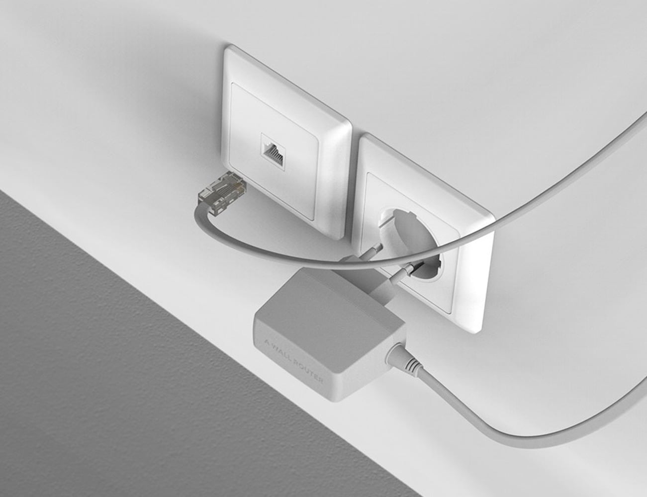 This minimalist hanging router will give you WiFi with style