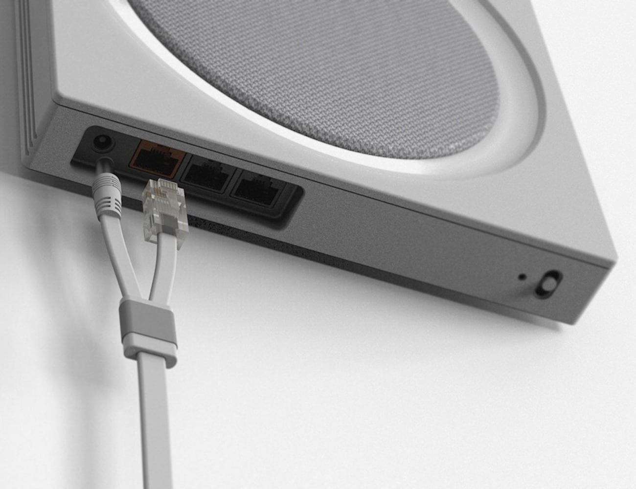 This minimalist hanging router will give you WiFi with style