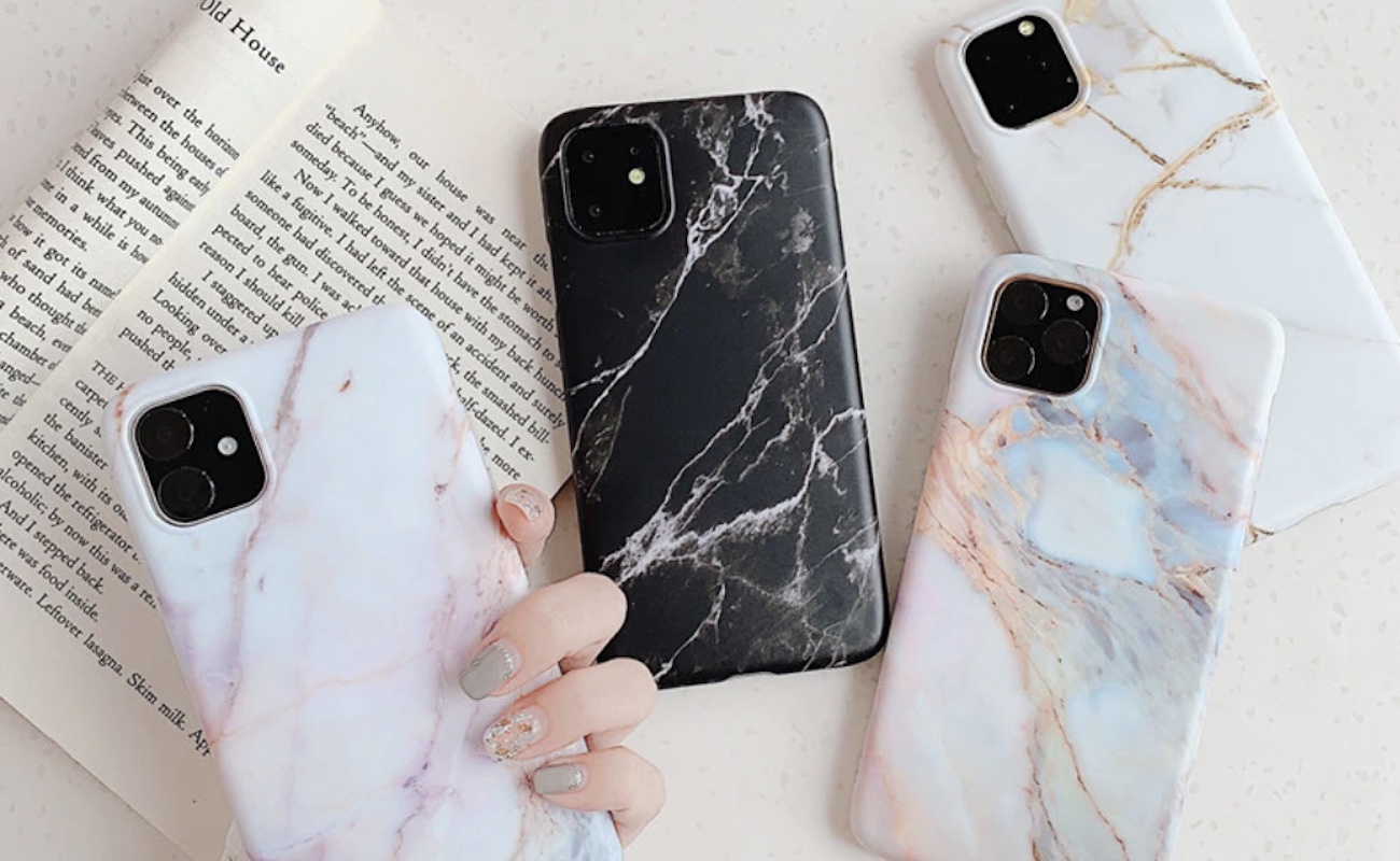 This Marble Grip iPhone 11 Pro Max Case Has a PopUp Grip