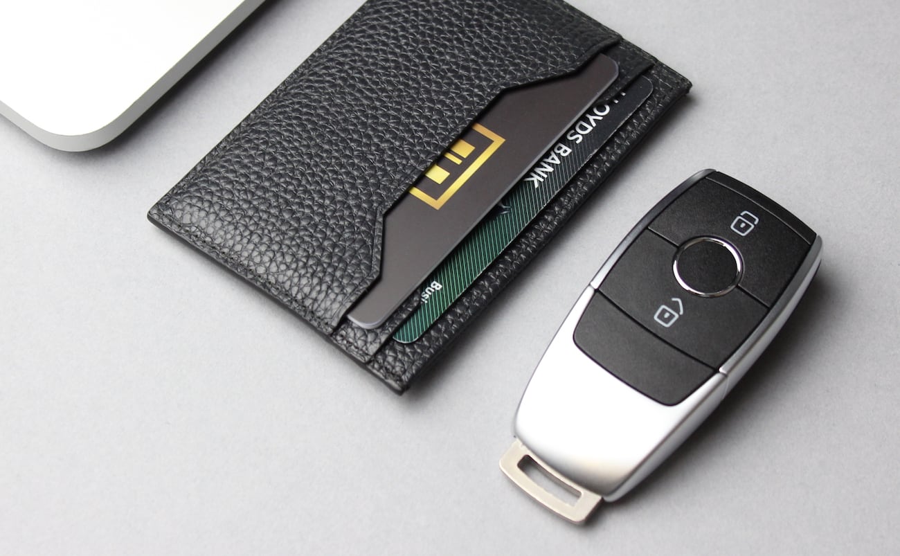 This RFIDBlocking Card Slides Right Into Your Wallet