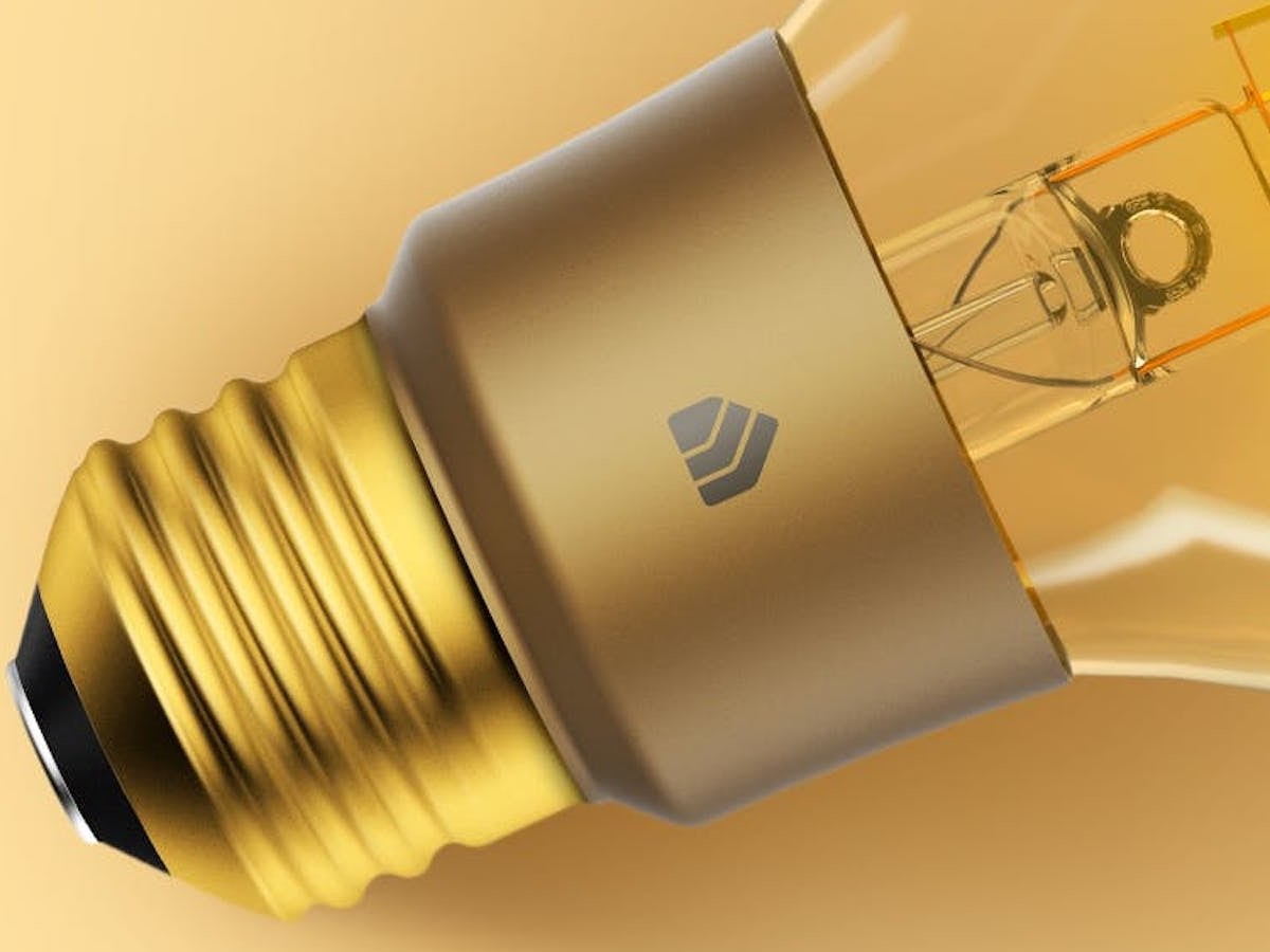 The TPLink Kasa Smart Bulb Emits a Warm Amber Glow