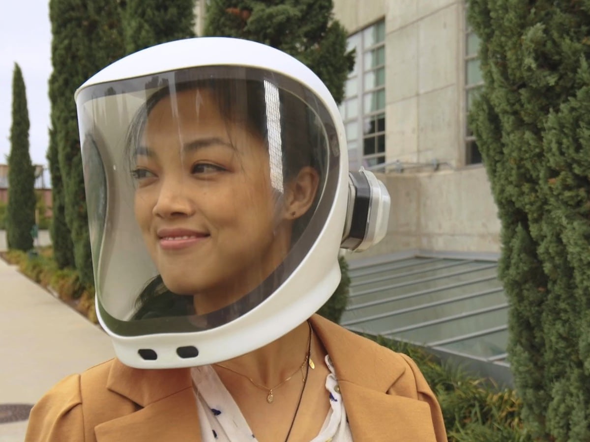 NE1 Helmet evolved face mask provides N95level purification 15