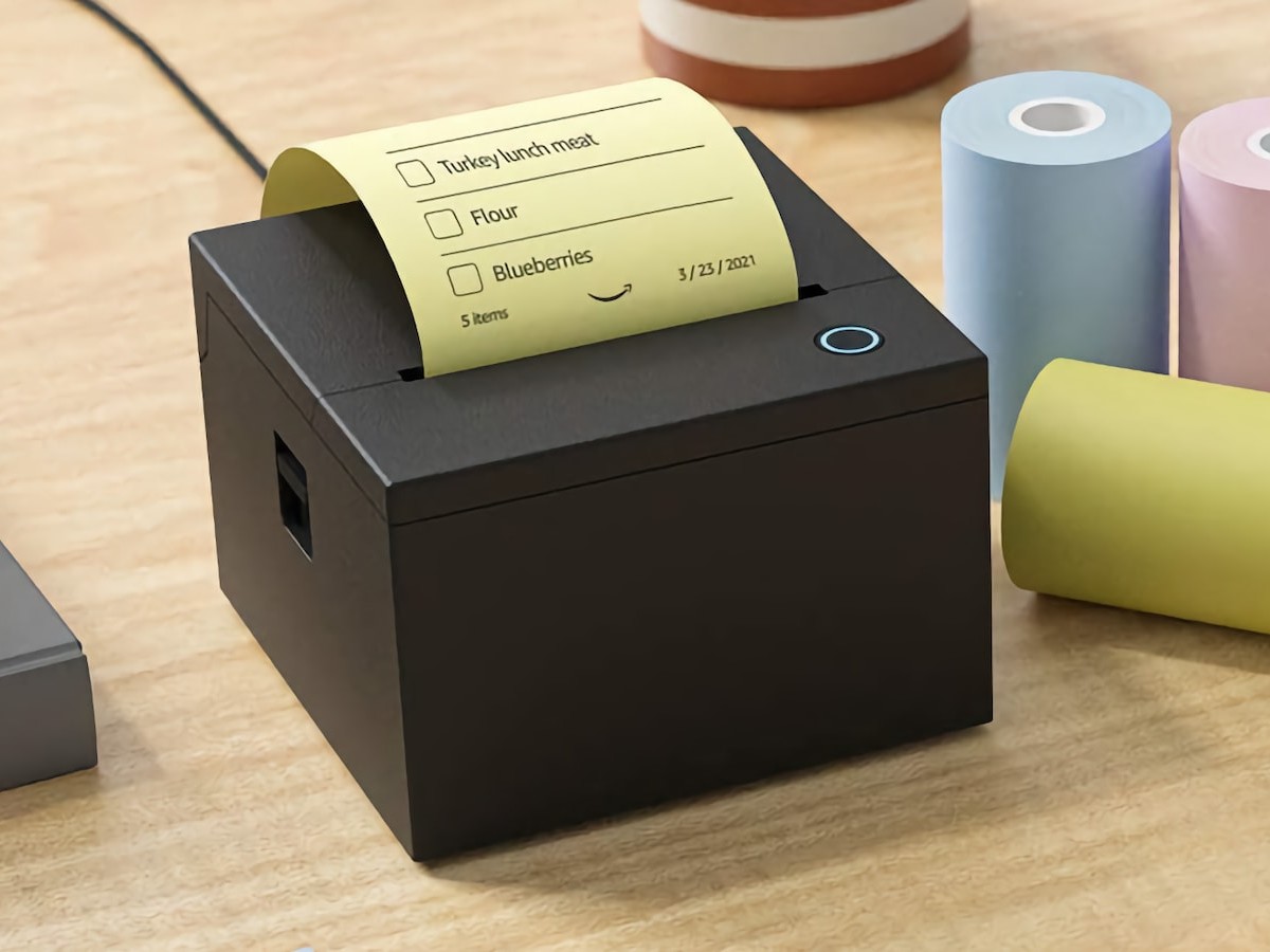 Amazon Smart Sticky Note Printer works with Alexa and your Echo device