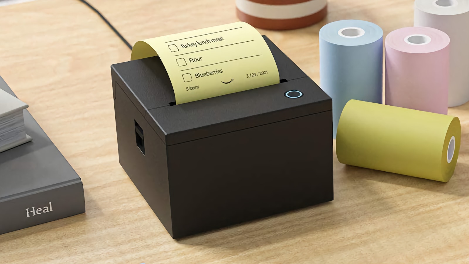 Amazon Smart Sticky Note Printer works with Alexa and your Echo device