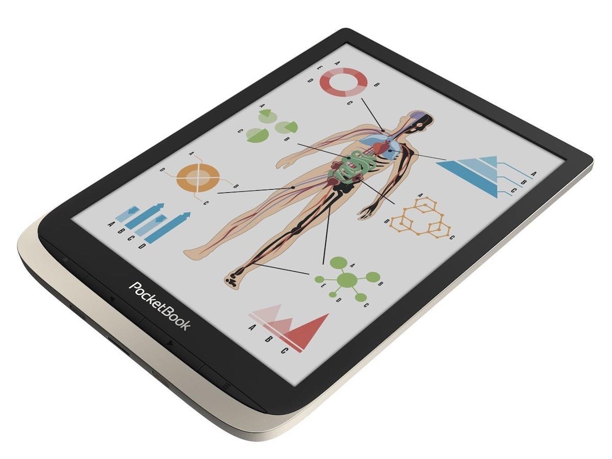 PocketBook InkPad Color 7.8" EInk eReader has a Kaleido screen that